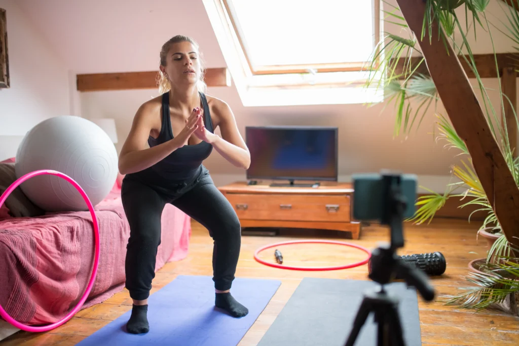 Wintersport training thuis met squats